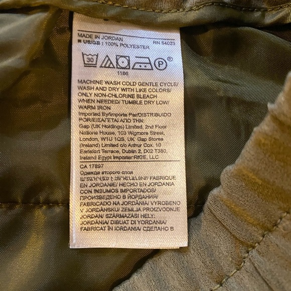 NWT Banana Republic Satin Cargo Joggers, Size XL - Picture 7 of 7